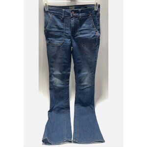 Junior’s Size 1 Denim Blue Jeans Boot Cut By True Craft